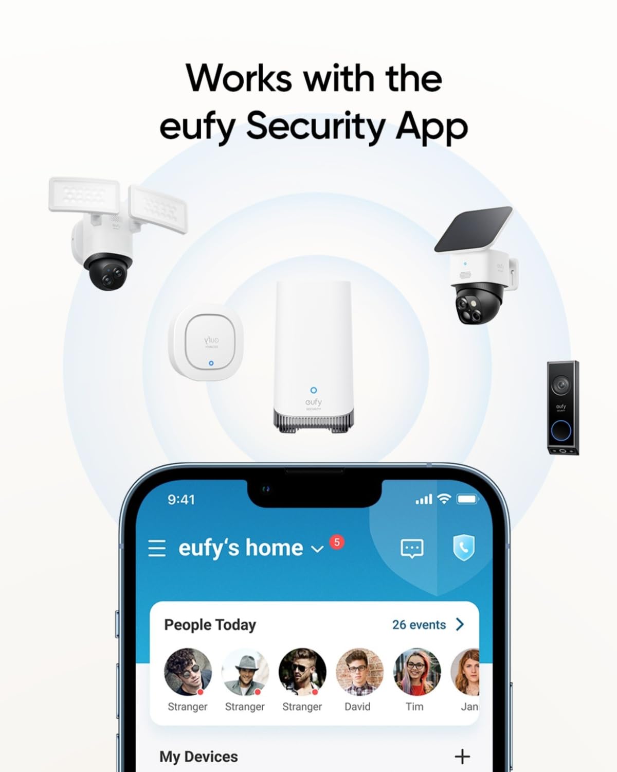 Foto 6 pulgar | Sirena De Alarma Inalámbrica Eufy Security 105 Db Ip65 Con Homebase - Venta Internacional.