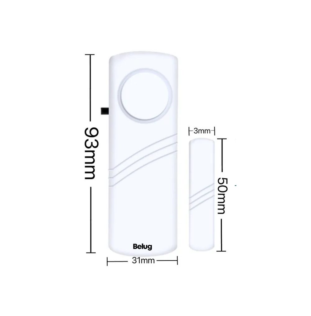 Foto 3 pulgar | Sensor Magnetico Belug Puerta-ventana Inalambrico Blanco