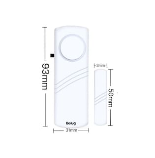Foto 2 | Sensor Magnetico Belug Puerta-ventana Inalambrico Blanco