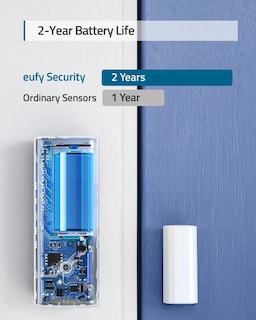Foto 3 | El Sensor De Entrada Eufy Security Detecta Puertas/ventanas Abiertas Y Cerradas - Venta Internacional.