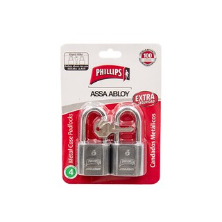Foto 1 | Candado Gemelo 6 Largo Phillips 1499