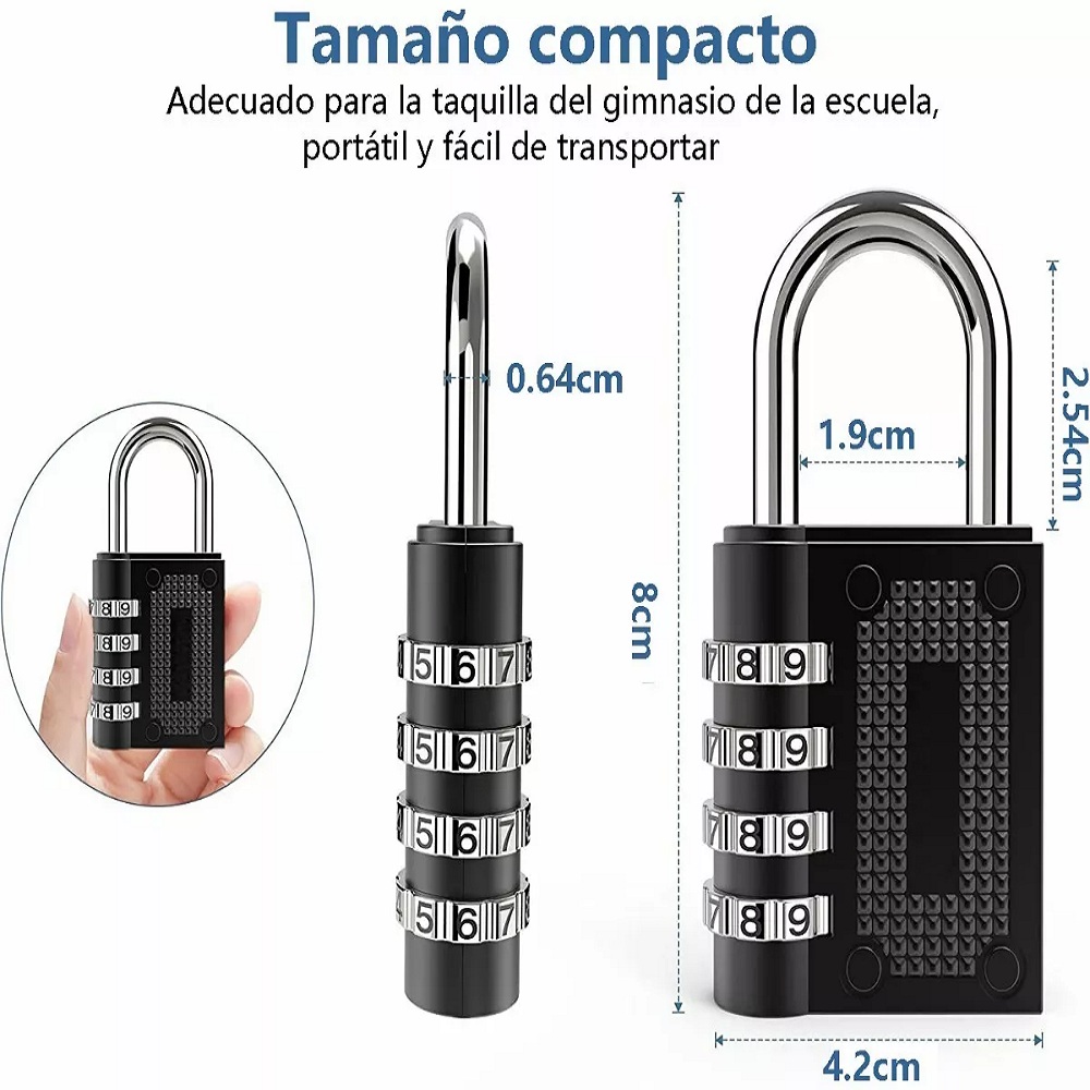 Foto 2 | Candados de Seguridad Malubero 2 Piezas