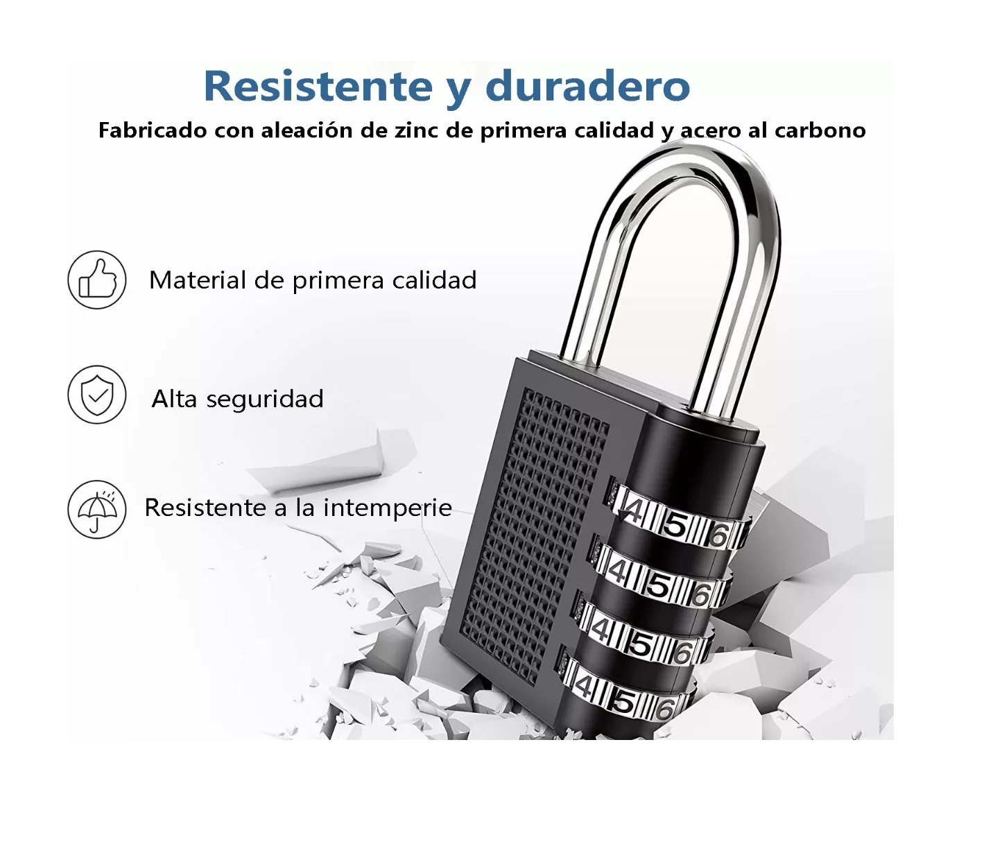 Foto 4 pulgar | Candados de Seguridad Malubero 2 Piezas