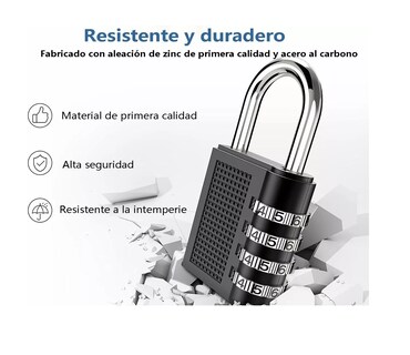 Foto 3 | Candados de Seguridad Malubero 2 Piezas