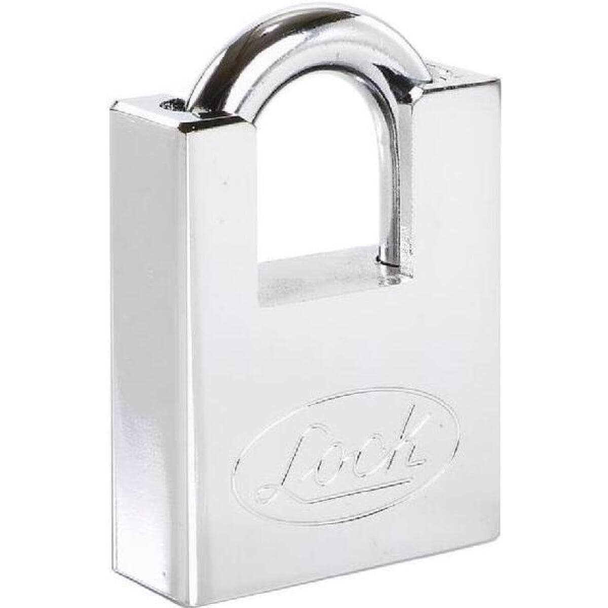 Candado Acero Antipalanca Lock Llave Discos Cromo Satinado $265