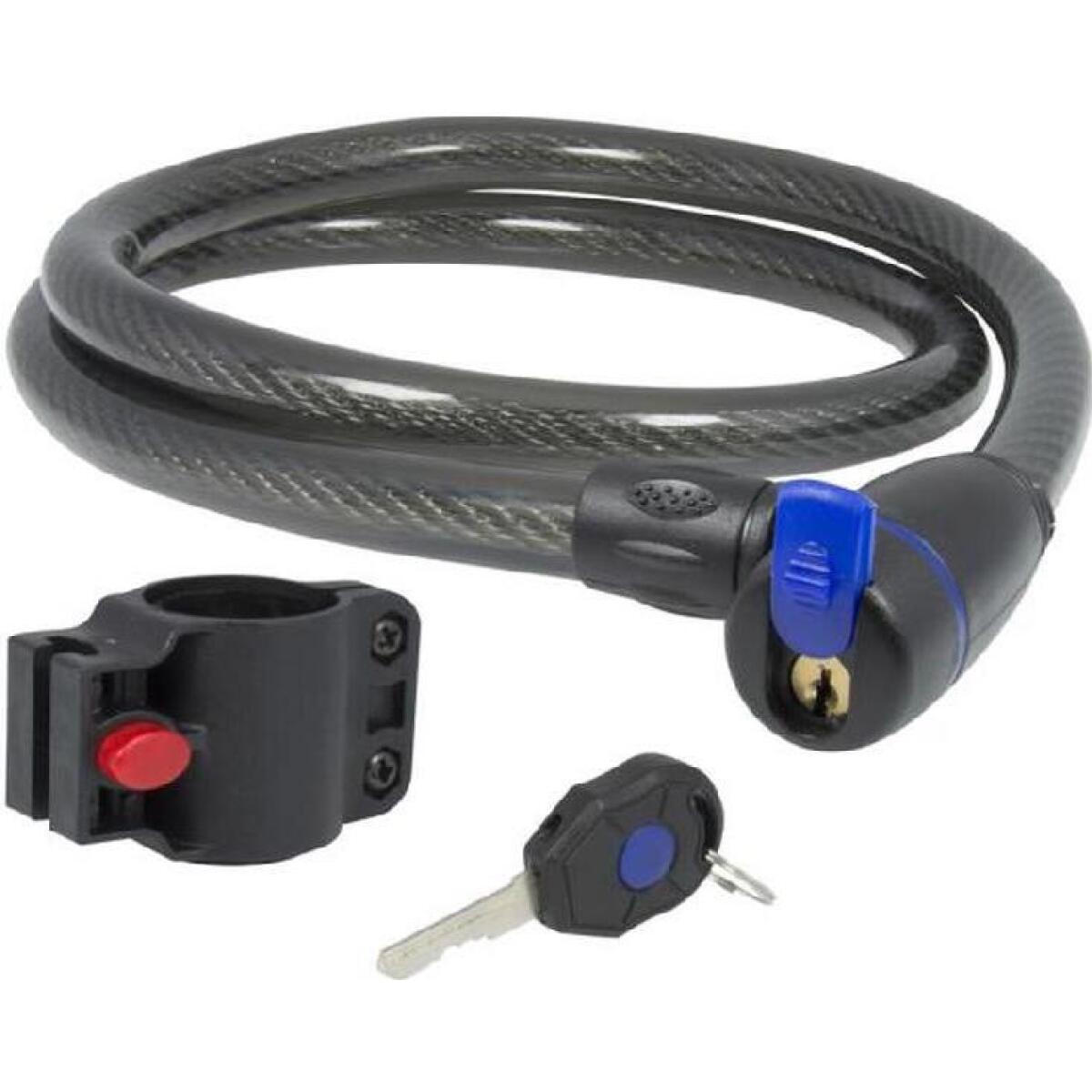 Candado de Cable Lock con Llave 1.0 x 100 cm