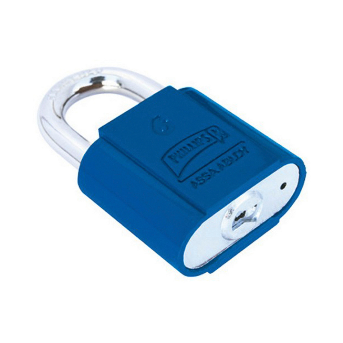 Foto 1 | Candado Metalico Phillips 40mm Gancho Corto Azul