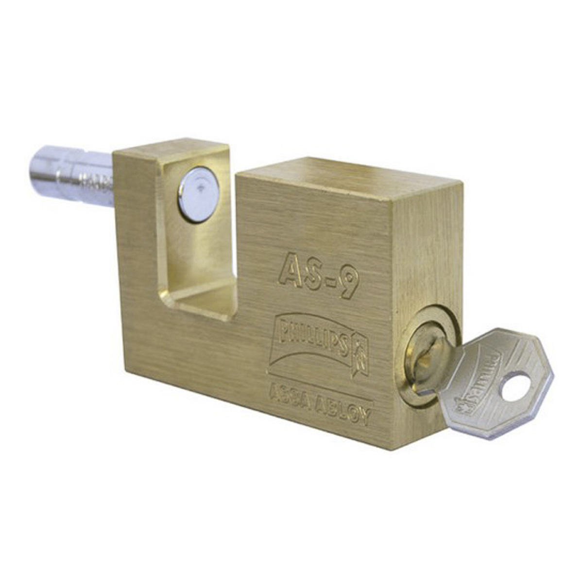 Foto 1 | Candado Cortina Laton Phillips 75mm Llave Puntos