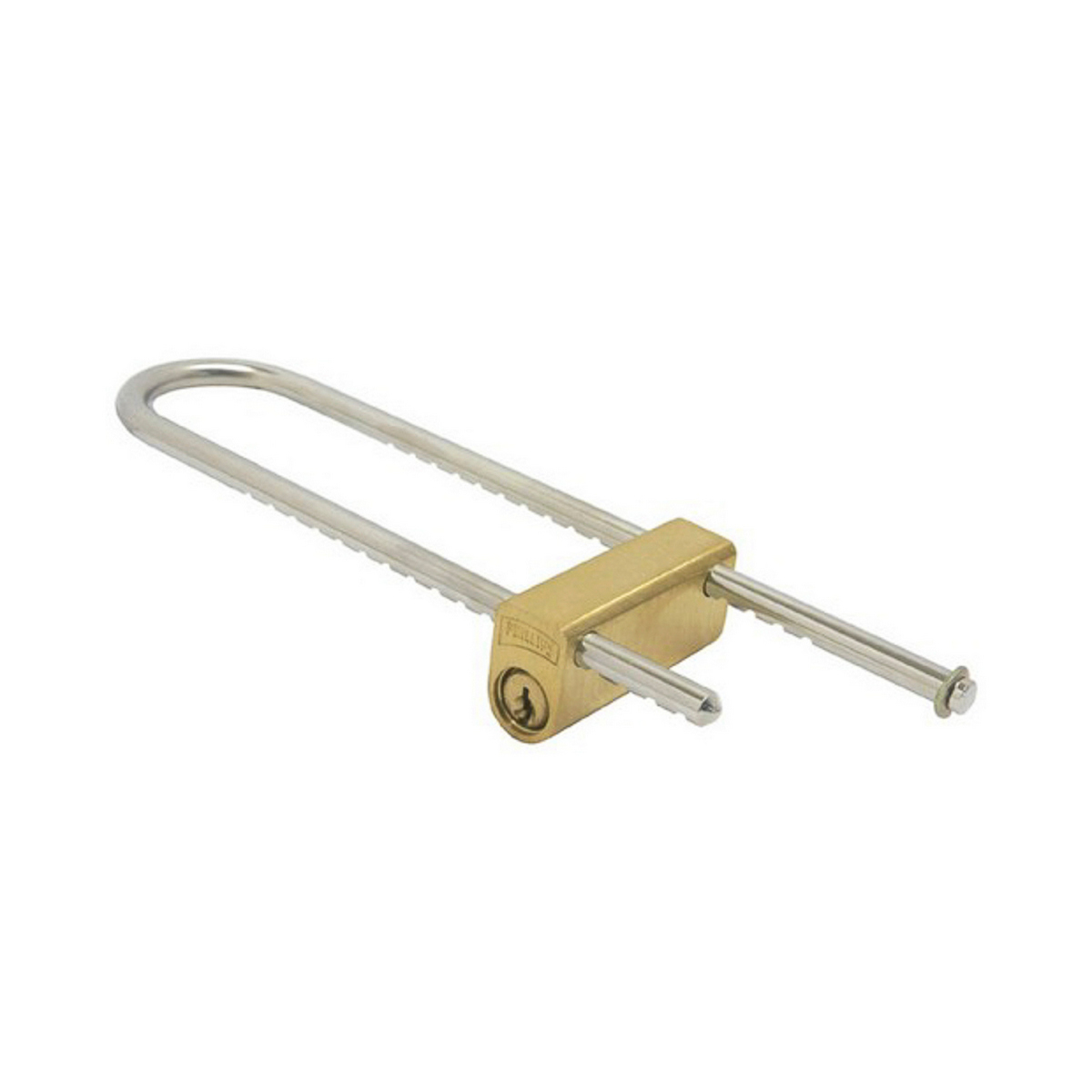 Candado Cortina Bicicletas Phillips Laton 15mm Gancho Extra Largo