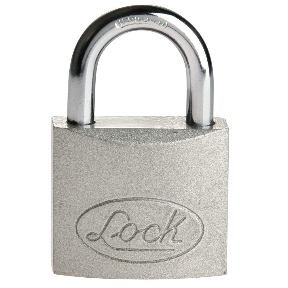 Foto 2 pulgar | Candado Lock de Acero Largo Llave Estándar 5cm Caja color Plateado