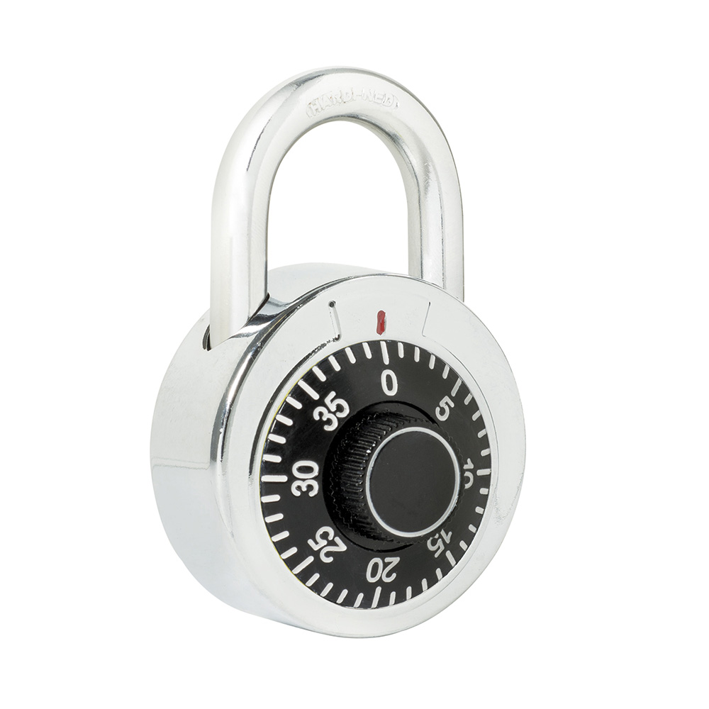 Foto 2 pulgar | Candado con Combinación de Disco Lock L26S50NGB color Plata 50 mm