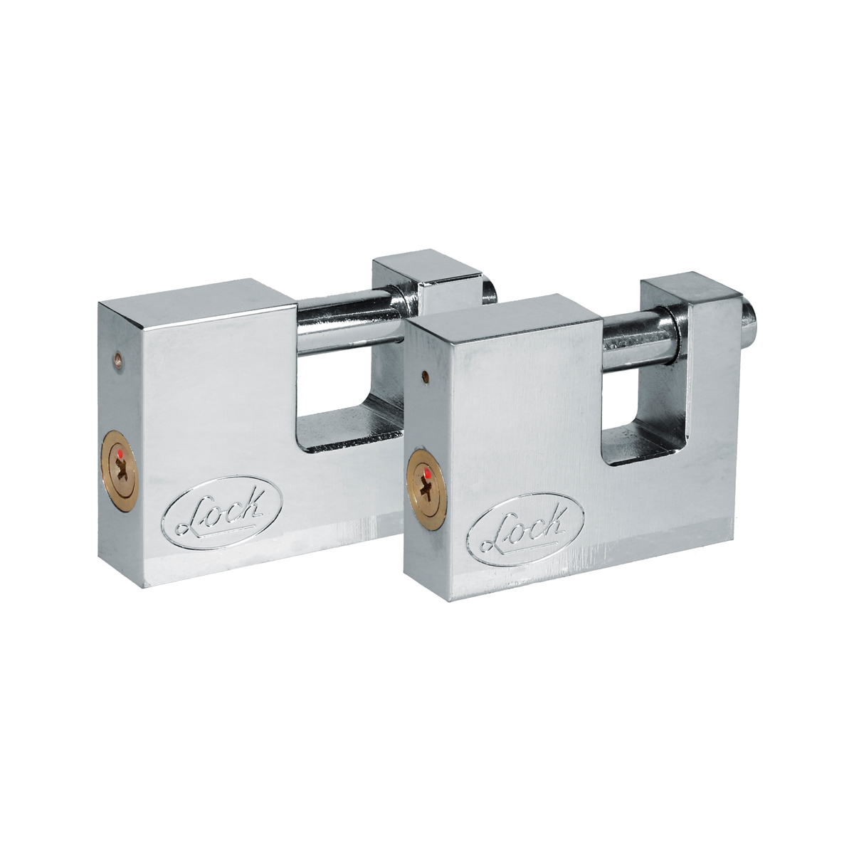 Juego de Candados para Cortina Lock J2CC color Gris 2 Piezas