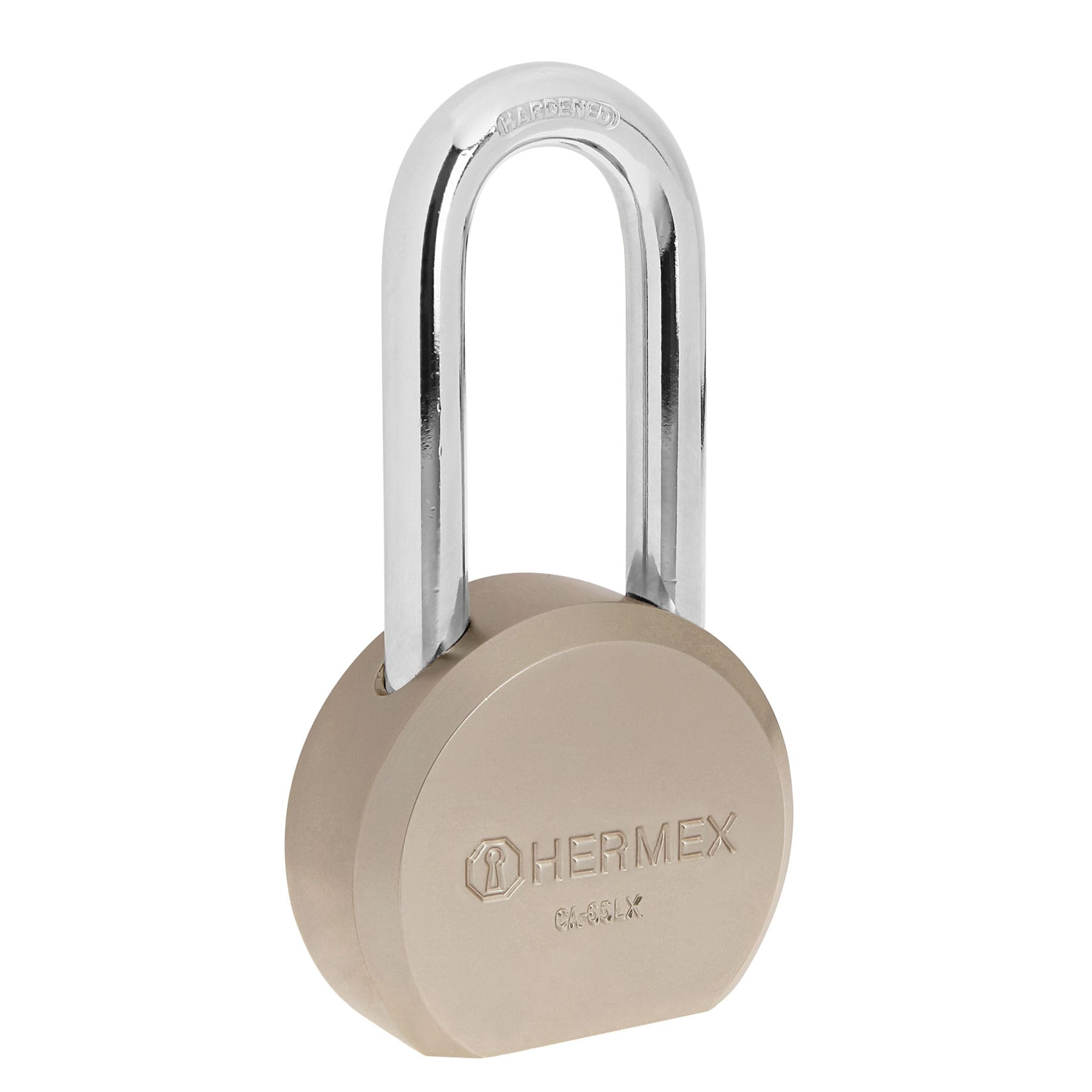 Candado Redondo Hermex Ca65lx color Dorado