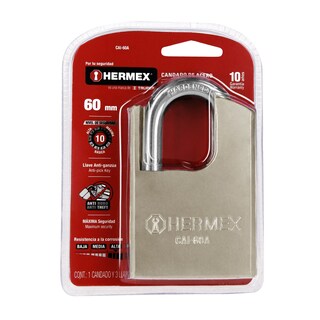 Foto 3 | Candado Hermex Cai60a color Dorado