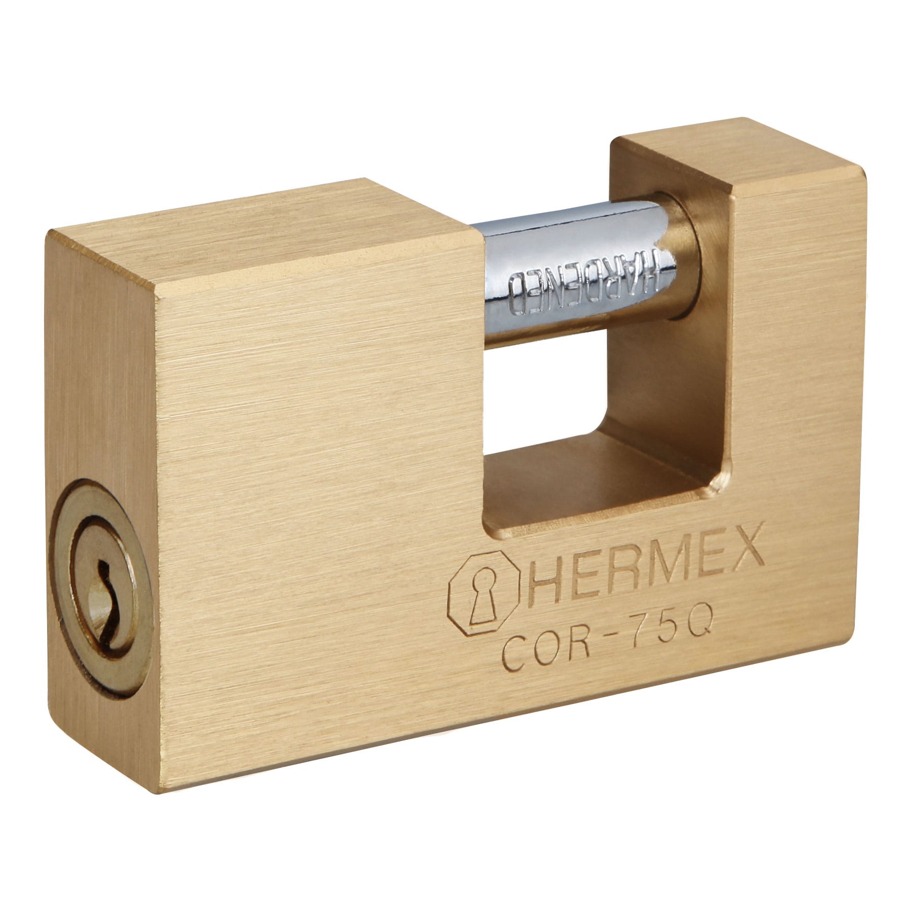 Foto 1 | Candado Antipalanca 75mm Hermex Basi Cuerpo de Latón Llave Puntos