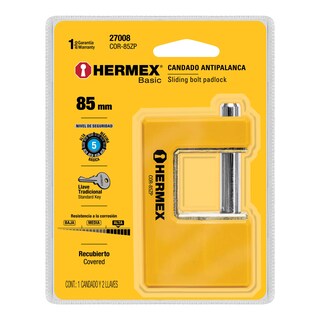 Foto 3 | Candado Antipalanca 85 mm Hermex Basic