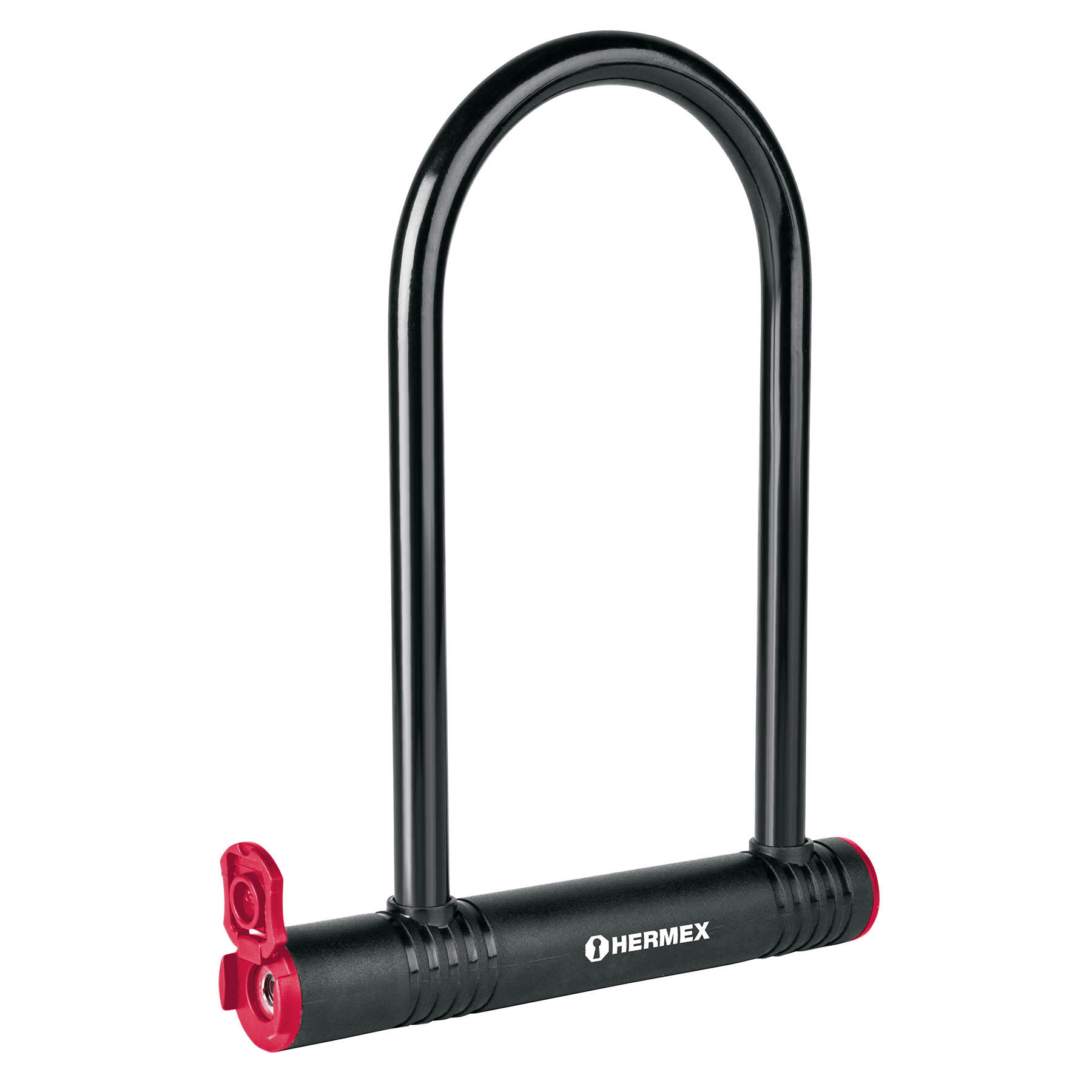 Candado tipo U Hermex Cb24 color Rojo