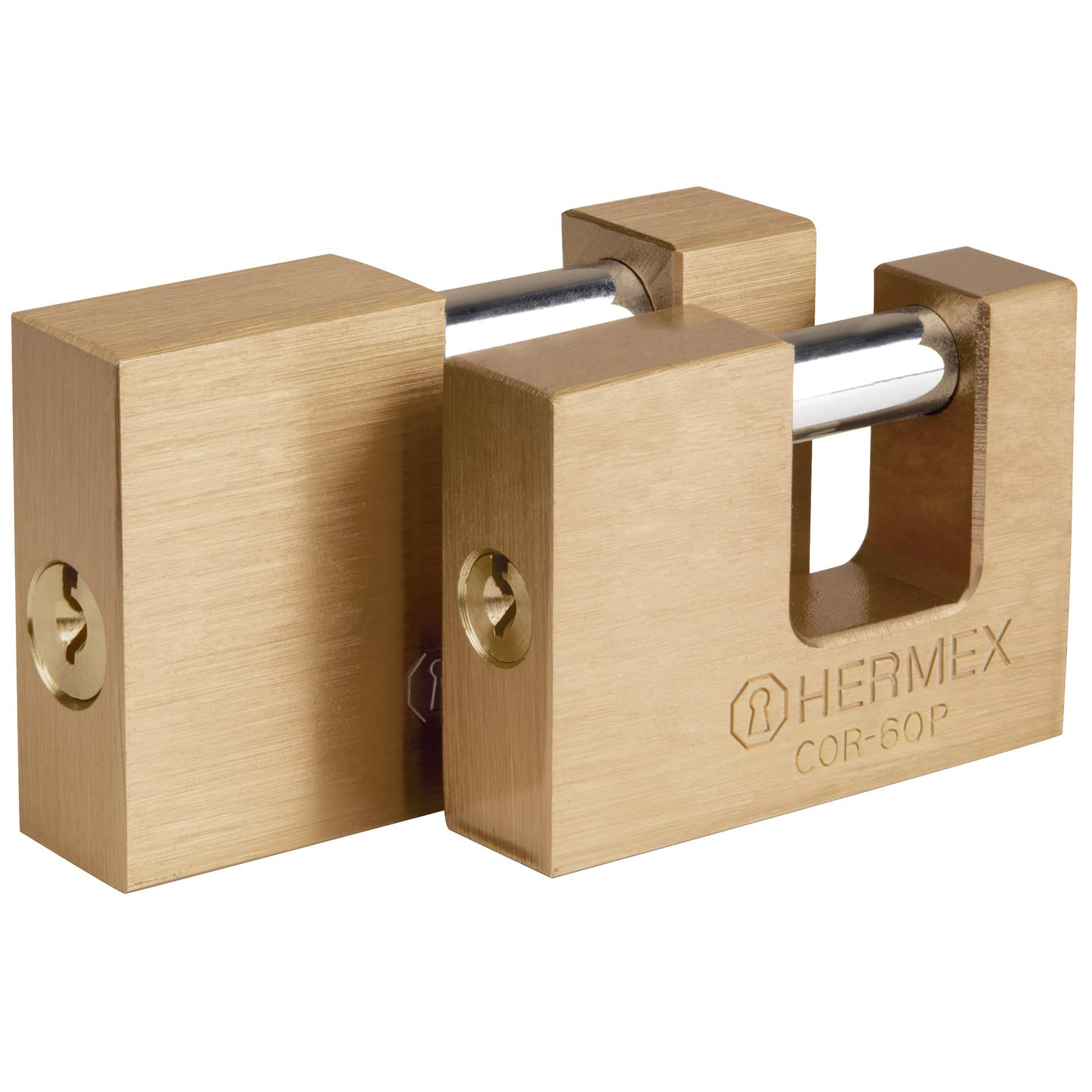 Foto 1 | Candado Antipalanca 60 mm Hermex Basic Cuerpo de Latón