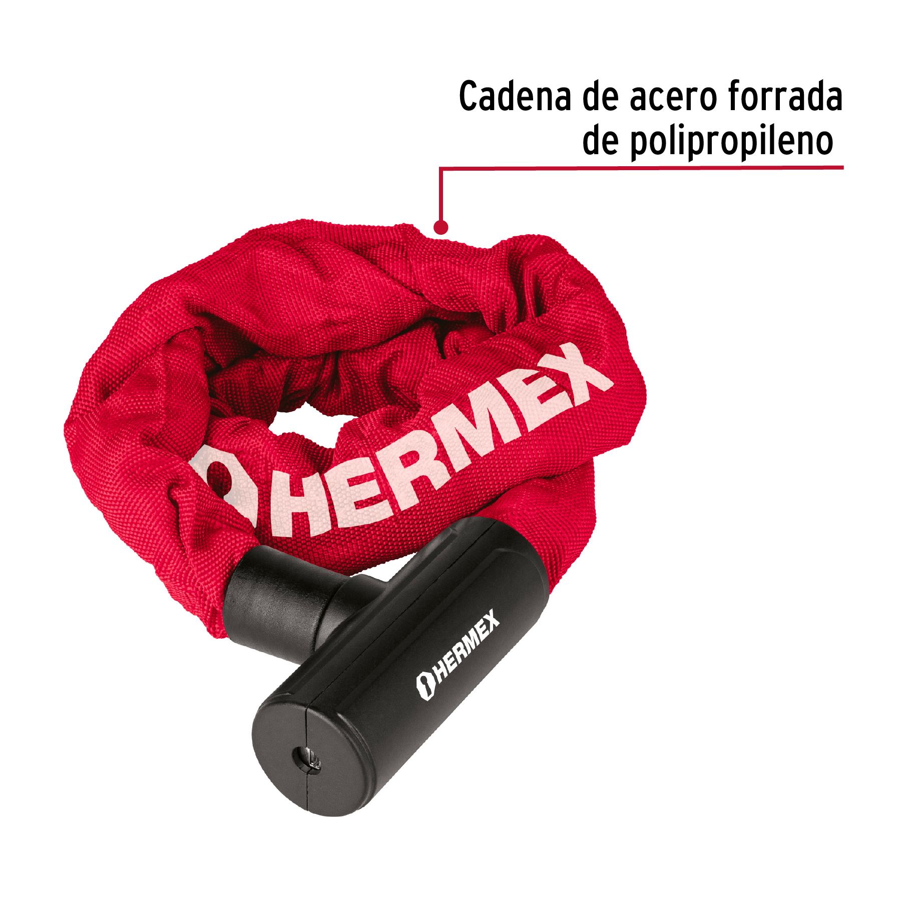Foto 3 pulgar | Candado Hermex Cb90 color Rojo