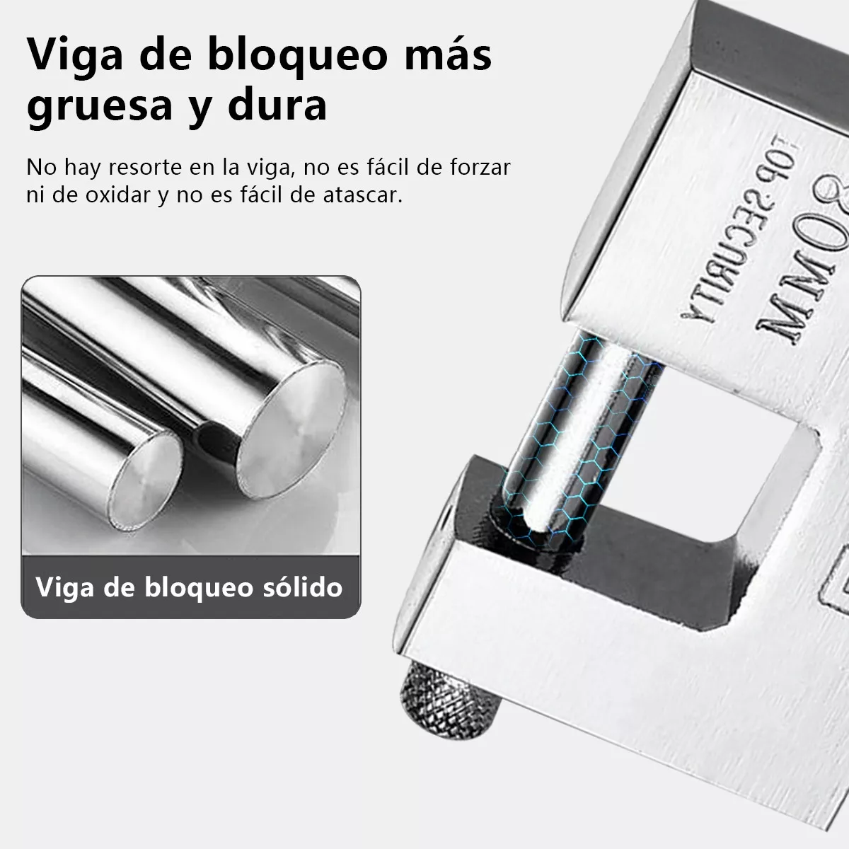 Foto 4 pulgar | Candado para Cortina Eo Safe Imports Esi8355 3 Piezas