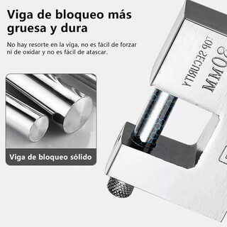 Foto 3 | Candado para Cortina Eo Safe Imports Esi8355 3 Piezas