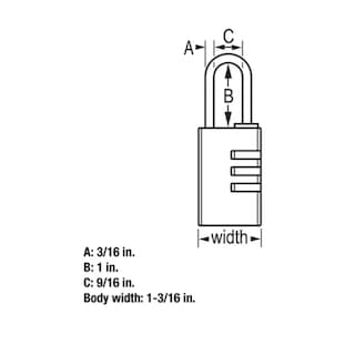 Foto 5 | Candado Master Lock 630DASTMX 1.13/16 "