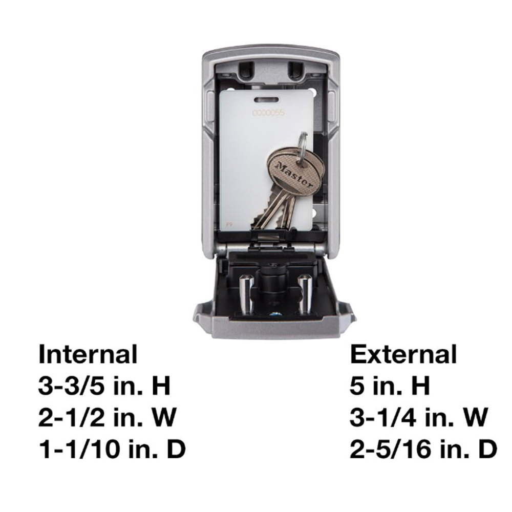 Foto 7 pulgar | Cerradura Digital Master Lock 5441dmx color Negro