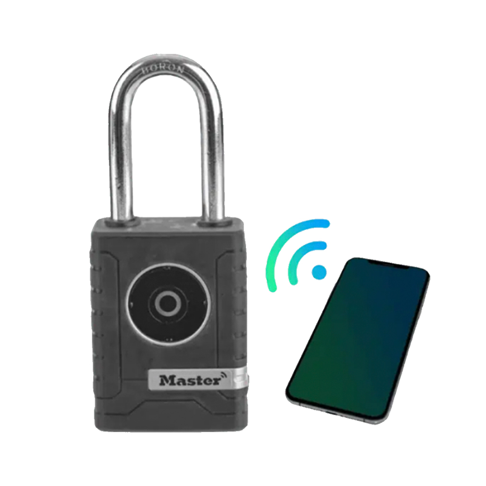 Foto 4 pulgar | Candado Inteligente Master Lock color Negro con Bluetooth
