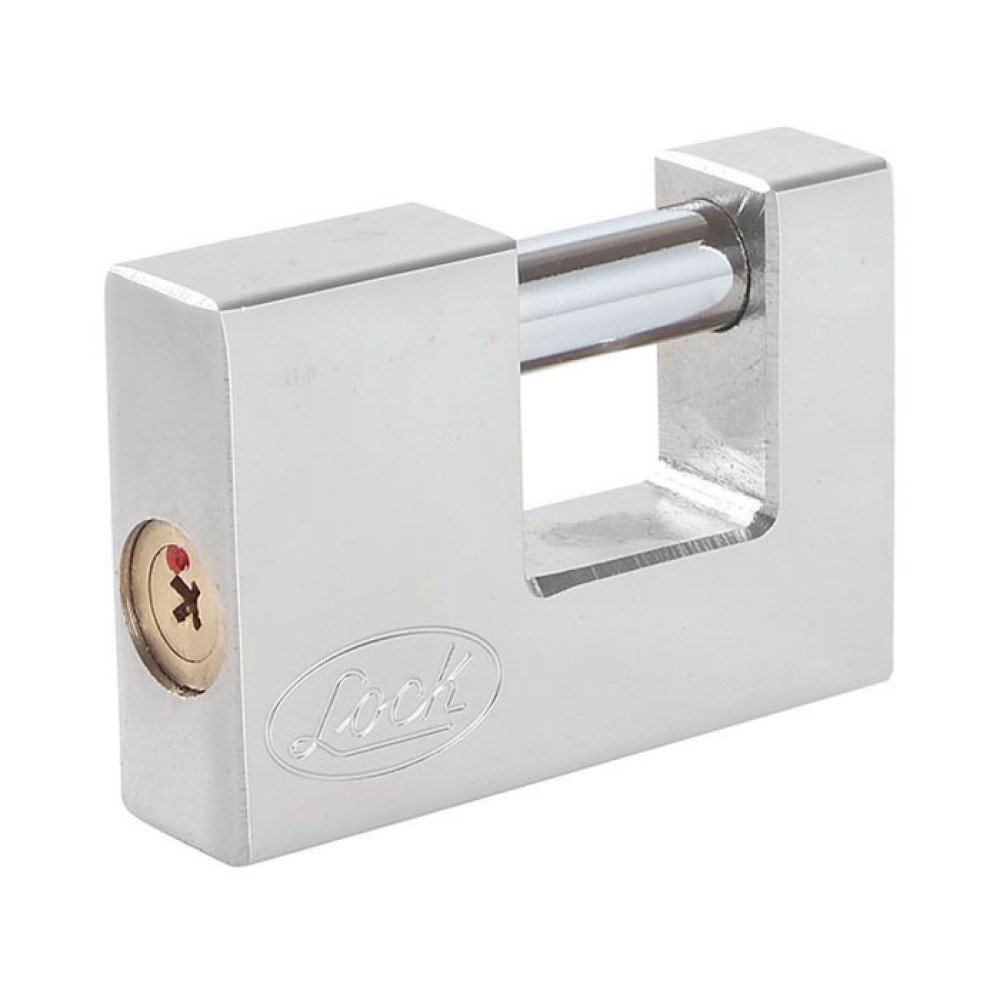 Foto 2 pulgar | Candado Acero Cortina Llave Tetra Cromo Satinado Lock