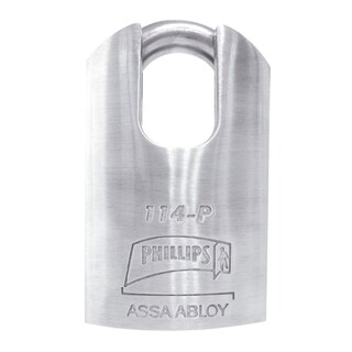 Foto 1 | Candado Phillips 114P BP Gris de Acero 50 mm Blindado Antipalanca