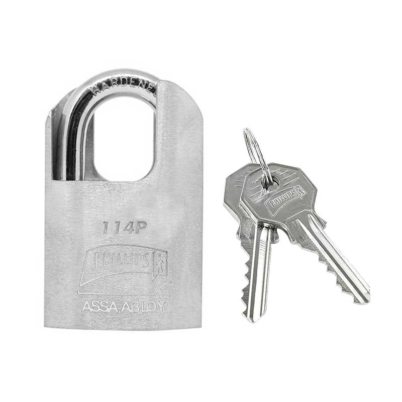Foto 2 | Candado Phillips 114P BP Gris de Acero 50 mm Blindado Antipalanca