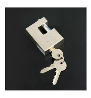 Foto 4 | Candados Cortina Extra Seguridad Lab.G Beige 70 mm 2 Unidades