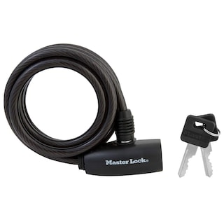 Foto 1 | Cable Lock Master Lock 8126d De 1,8 M X 8 Mm Con Llave Negra - Venta Internacional.