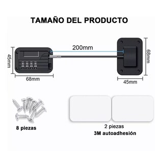 Foto 2 | Cerradura De Refrigerador Con Código Para Niños De 2 Piezas Eo Safe Imports Esi-15628 Negro