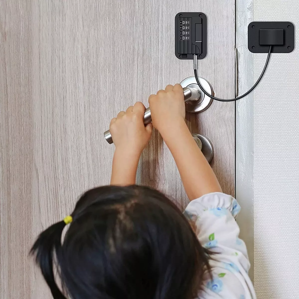 Foto 4 pulgar | Cerradura De Refrigerador Con Código Para Niños De 2 Piezas Eo Safe Imports Esi-15628  Negro
