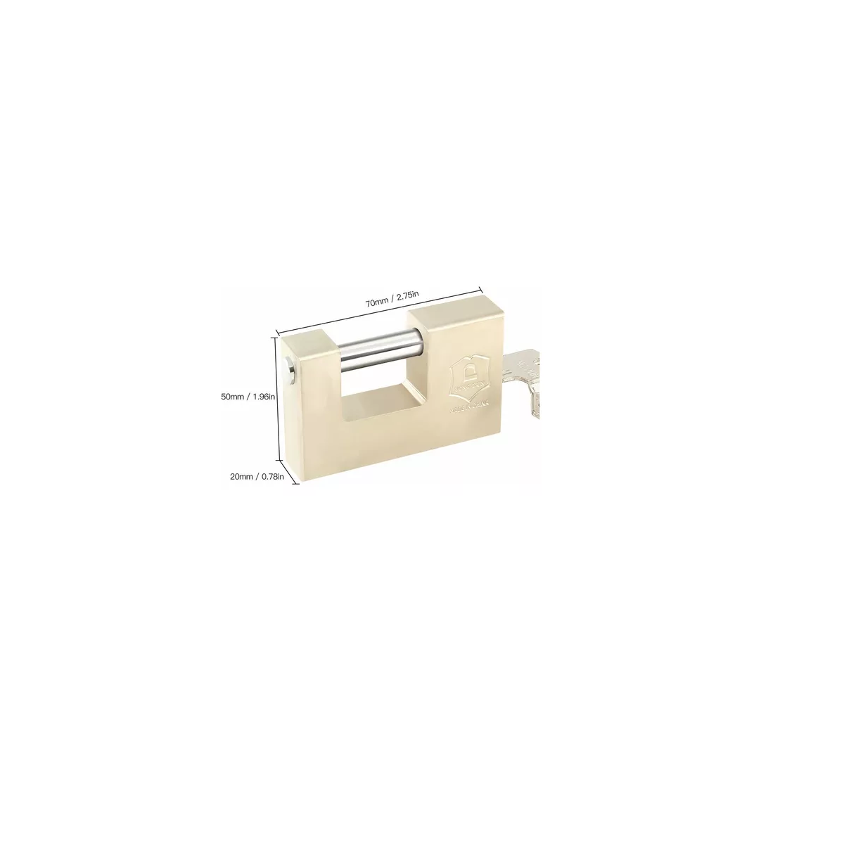 Foto 3 pulgar | 2 Piezas Candados Cortina Extra Seguridad Antirrobo Eo Safe Imports Esi-15626 Beige