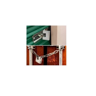 Foto 3 | 2pzs Candado Cortina Extra Seguridad Métálico Eo Safe Imports Esi-15625 Plata