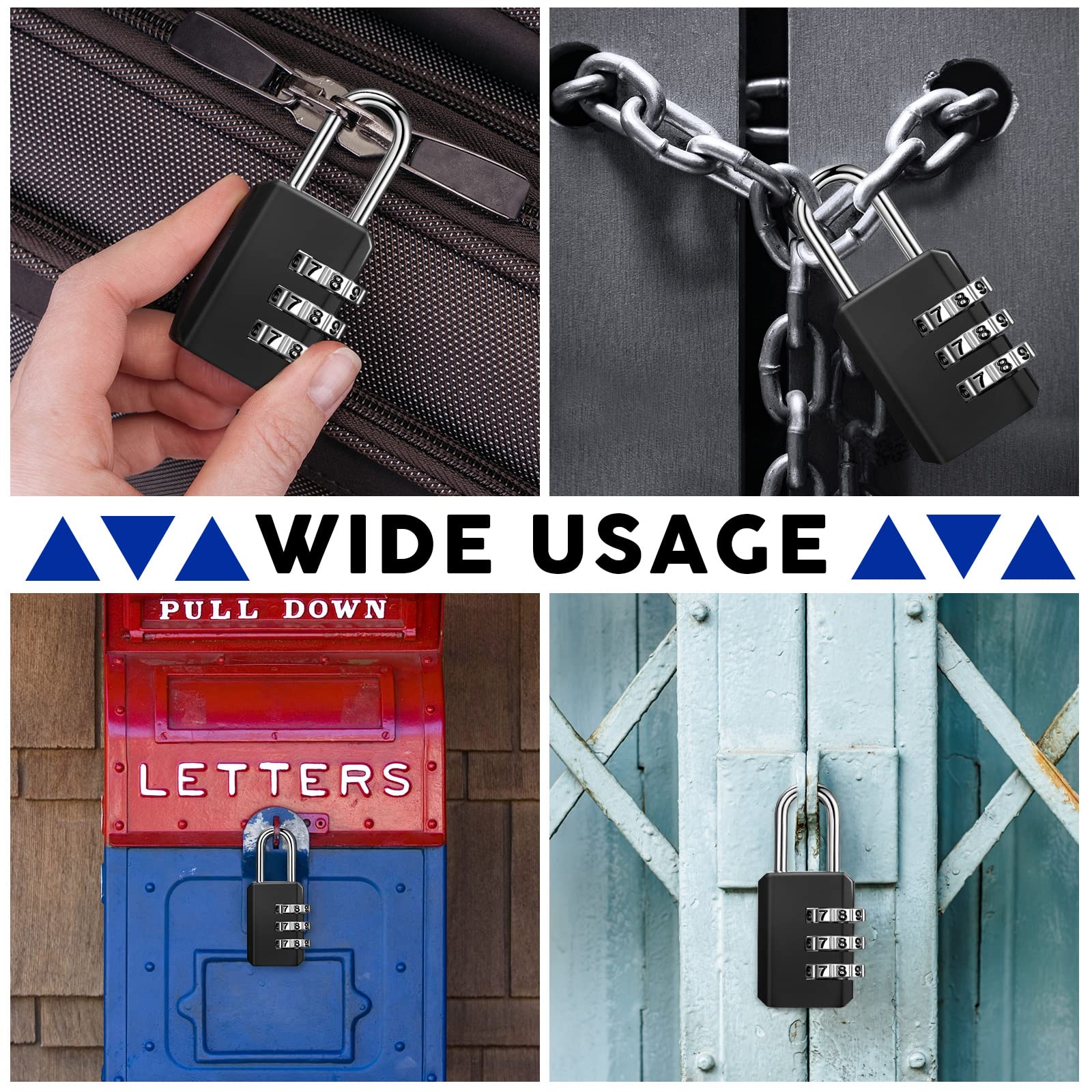 Foto 8 pulgar | Combination Lock Chumia, Paquete De 32 Unidades, Impermeable Para Equipaje - Venta Internacional.