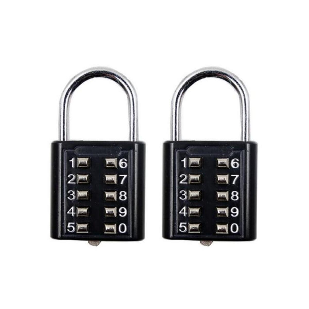 Candados Originales Ventdepot Mxpsr-005 2 Piezas Negro
