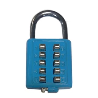 Foto 2 | Candados Mecánicos Ventdepot Mxsuc-002 2 Piezas Azul