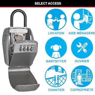 Foto 5 | Caja De Seguridad Master Lock 5414ec Con Capacidad Para 5 Llaves Para Exteriores - Venta Internacional.