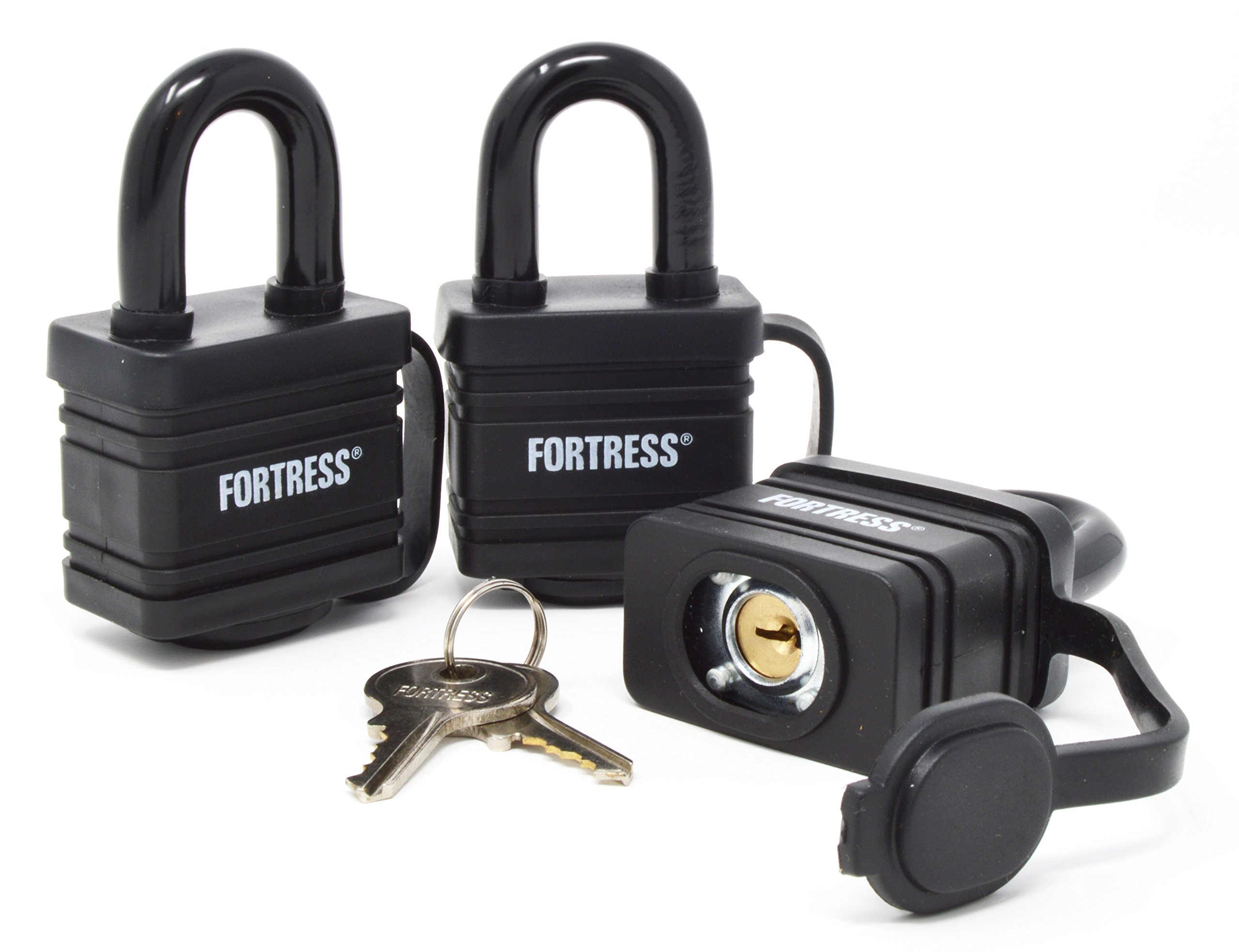 Foto 3 | Padlock Master Lock 1804tri, Laminado, Cubierto, Resistente A La Intemperie, Paquete De 3 - Venta Internacional.