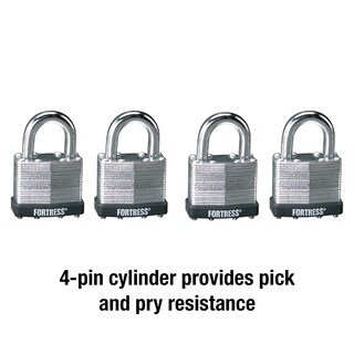 Foto 5 | Padlock Master Lock 1803q Fortress Outdoor Con Llave, Paquete De 4 - Venta Internacional.