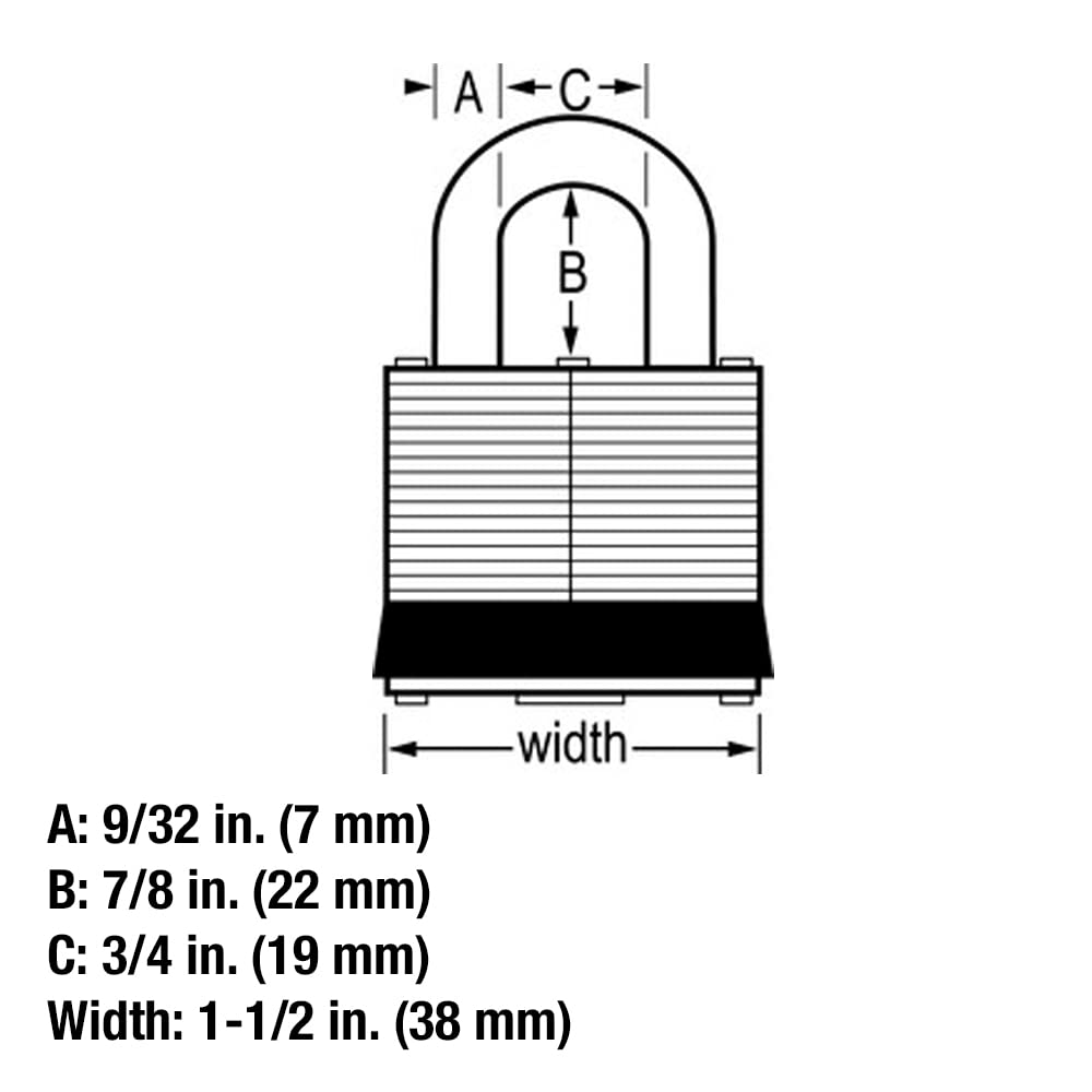 Foto 7 pulgar | Padlock Master Lock 1803q Fortress Outdoor Con Llave, Paquete De 4 - Venta Internacional.