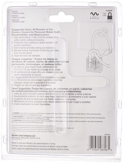 Foto 2 | Funda De Coche Con Cable Y Candado Master Lock 715dat De Acero Trenzado - Venta Internacional.