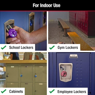 Foto 3 | Locker Lock Master Lock 1533tri Mini Combination, Paquete De 3 - Venta Internacional.