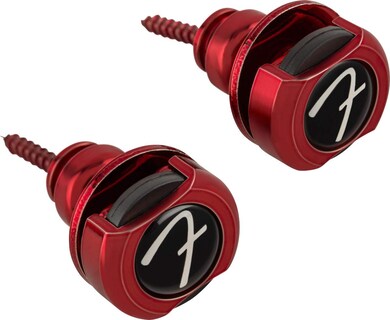 Foto 1 | Strap Locks Fender Infinity De Acero Rojo, Juego De 2 - Venta Internacional.