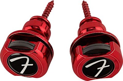 Foto 2 | Strap Locks Fender Infinity De Acero Rojo, Juego De 2 - Venta Internacional.
