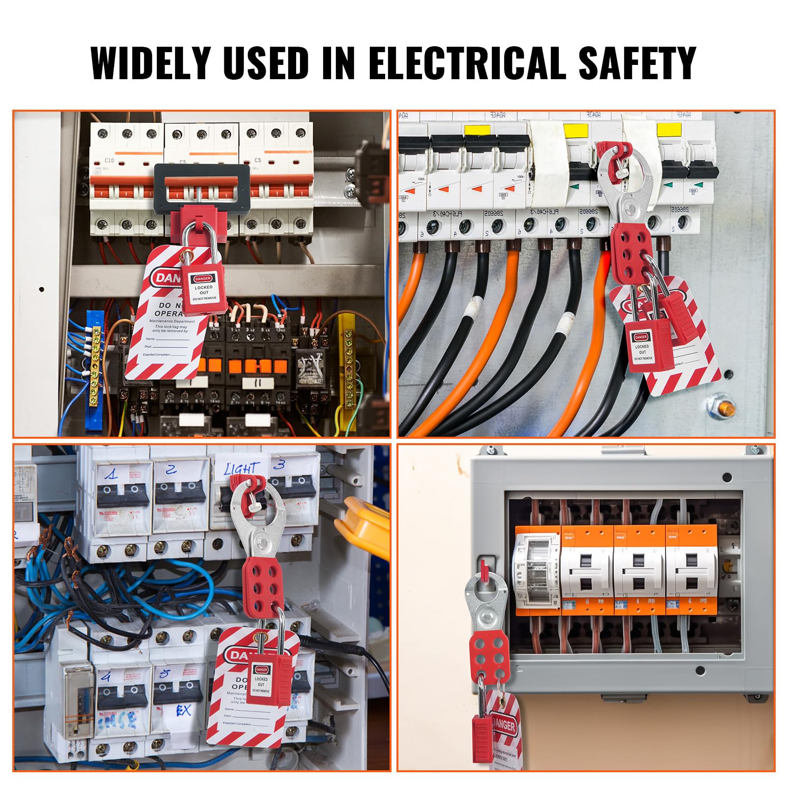 Foto 8 pulgar | Kit De Etiquetado Lockout Vevor Electrical, 47 Unidades Con Candados Y Más - Venta Internacional.