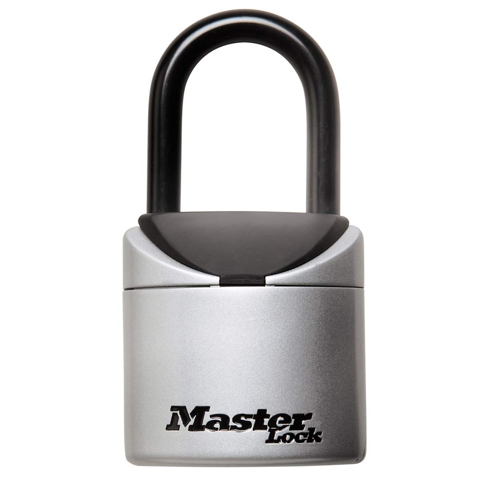 Lock Box Master Lock 5406d - Caja Fuerte Portátil Con Llave, Color Negro Y Gris - Venta Internacional.